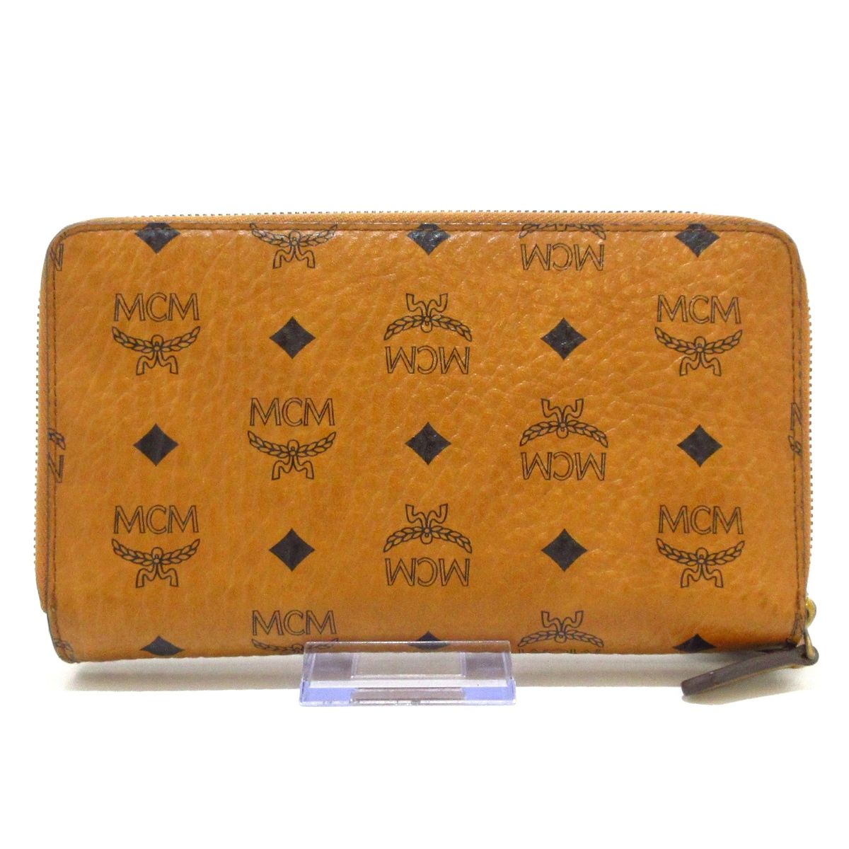 MCM(エムシーエム) 長財布 - MXL4AVI90CO001 ブラウン ラウンド