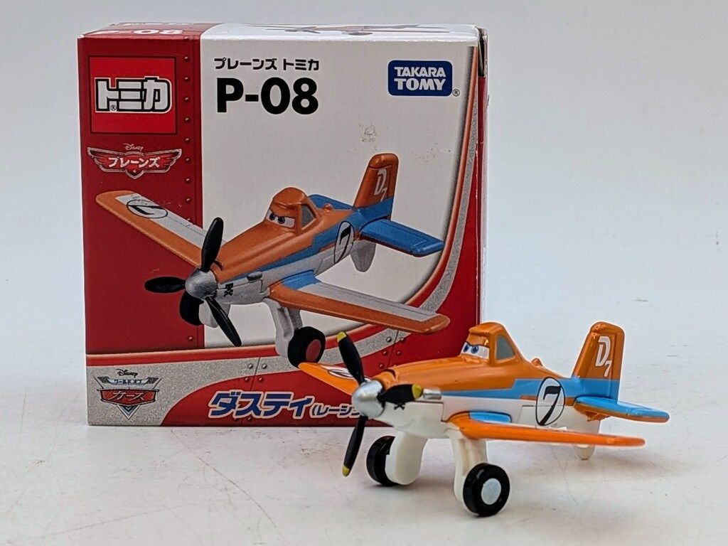 プレーンズ トミカ P-08 ダスティ(レーシングタイプ) ミニカー ダスティ(レーシングタイプ) 「プレーンズ・トミカ P