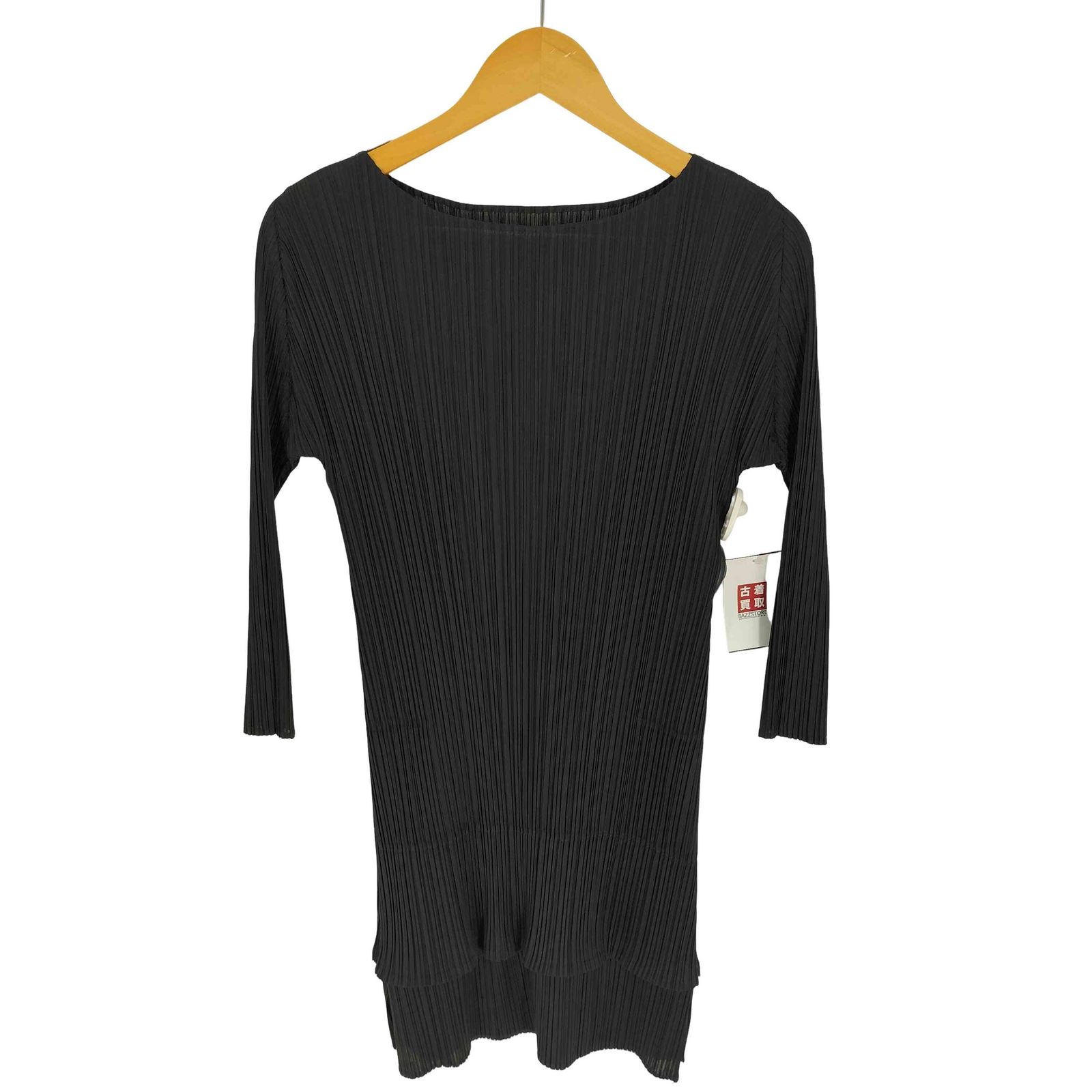 プリーツプリーズイッセイミヤケ PLEATS PLEASE ISSEY MIYAKE 13AW スリット ティアードプリーツ ワンピース レディース JPN 3