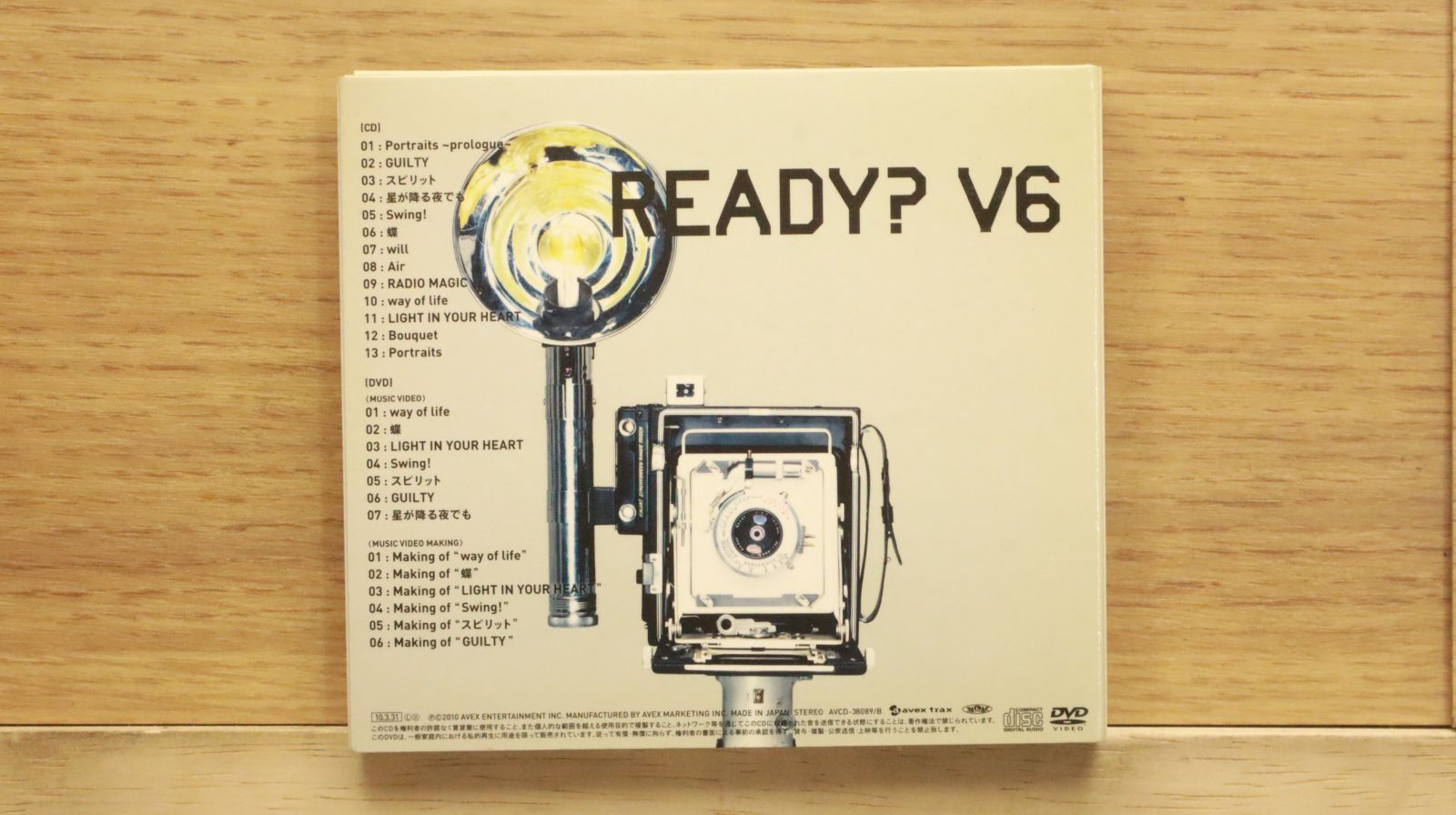 国内盤CD☆ブイシックス/V6□ READY～(初回生産限定盤)(Music Video