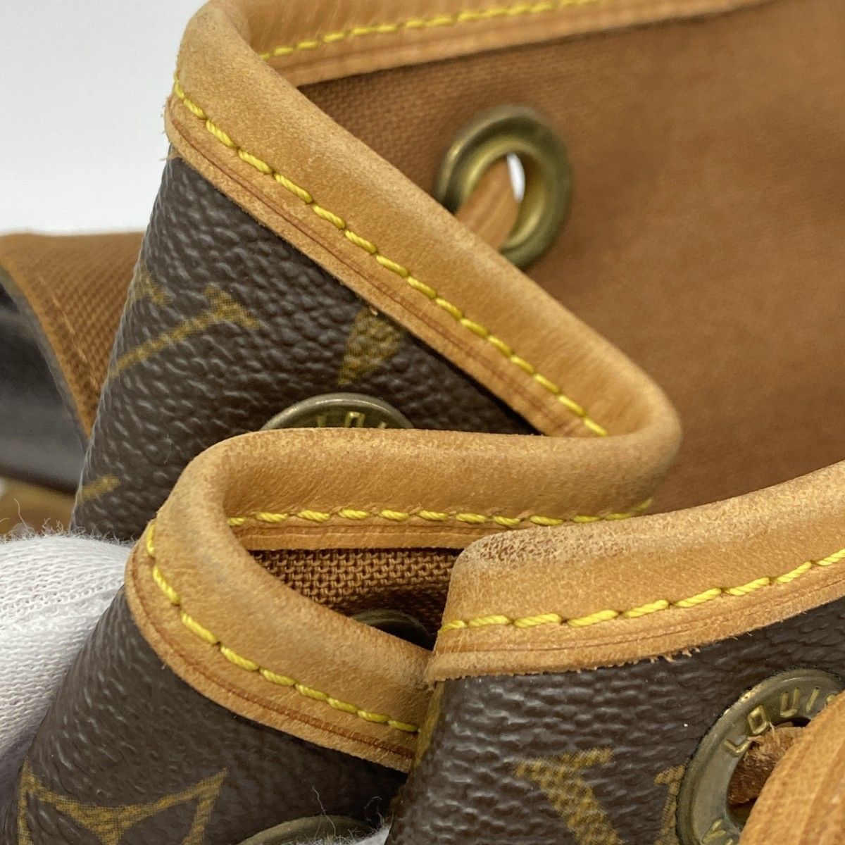 【得価】 ★最終価格【5he5116-b-h】ルイヴィトン リュック・デイパック モノグラム モンスリMM M51136 ブラウン【中古】レディース