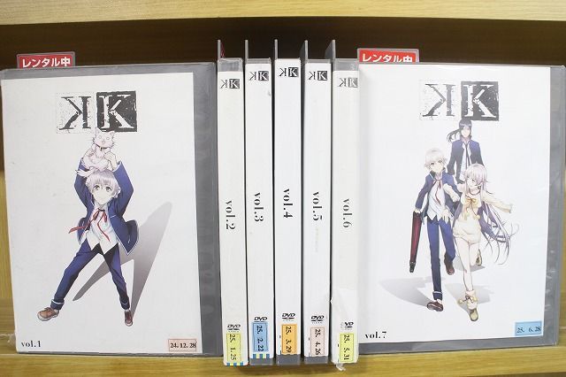 DVD K ケイ アニメ 全7巻 ※ケース無し発送 レンタル落ち ZM1413 - メルカリ