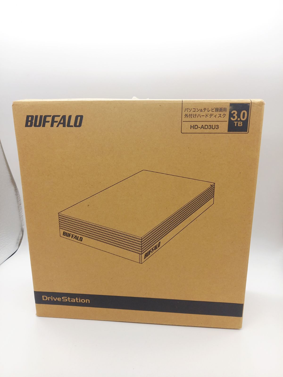 新品】バッファロー外付けハードディスク 3.0TB HD―AD3U3 - メルカリ 新品】バッファロー外付けハードディスク 3.0TB HD―AD3U3 - メルカリ