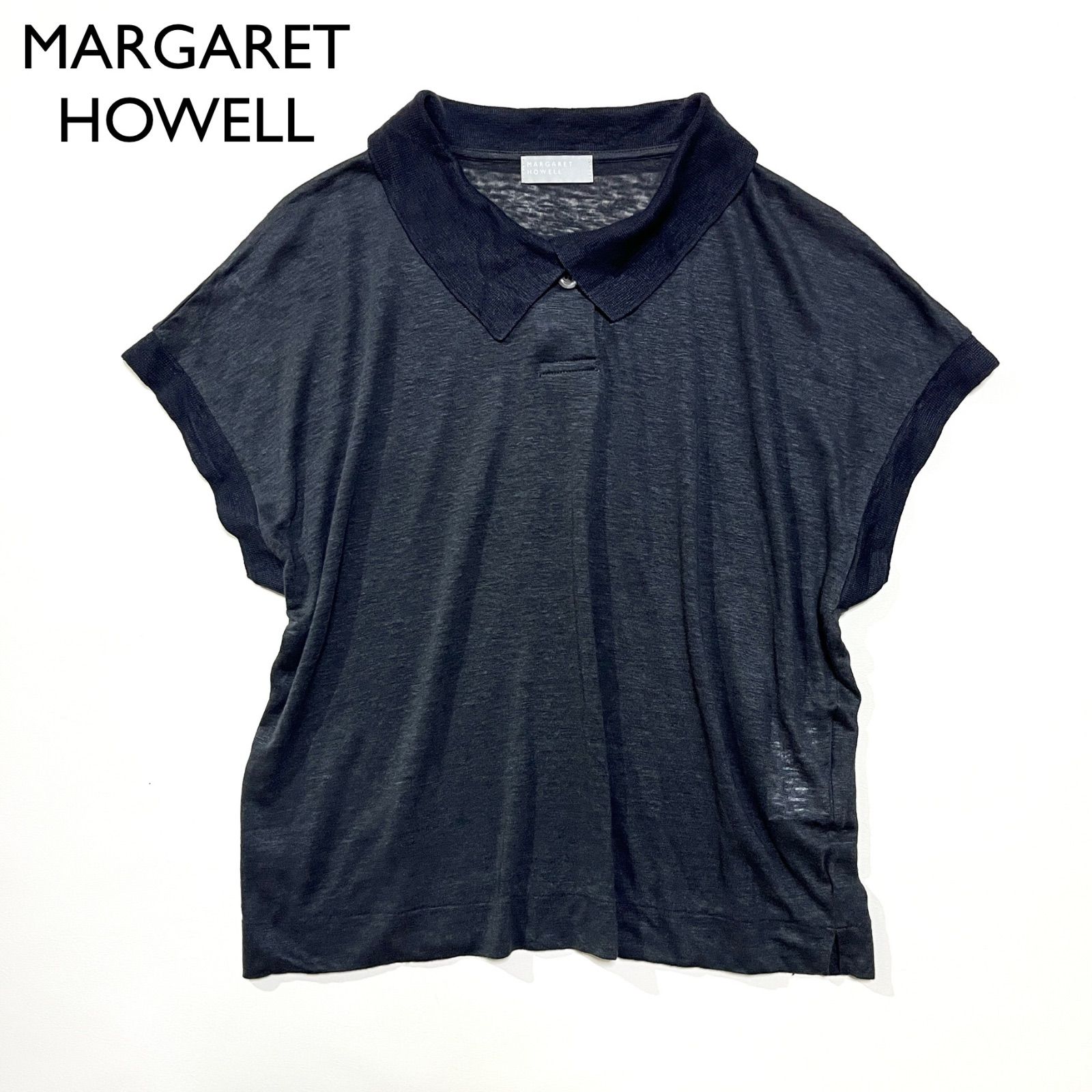 cE12 MARGARET 2023SS HOWELL LINEN JERSEY POLO ポロシャツ 定価