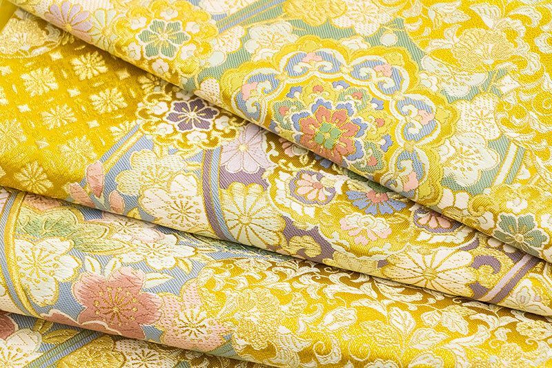 記念感謝祭【仕立無料】西陣名門とみや織物特撰振袖用袋帯☆本金刺繍 