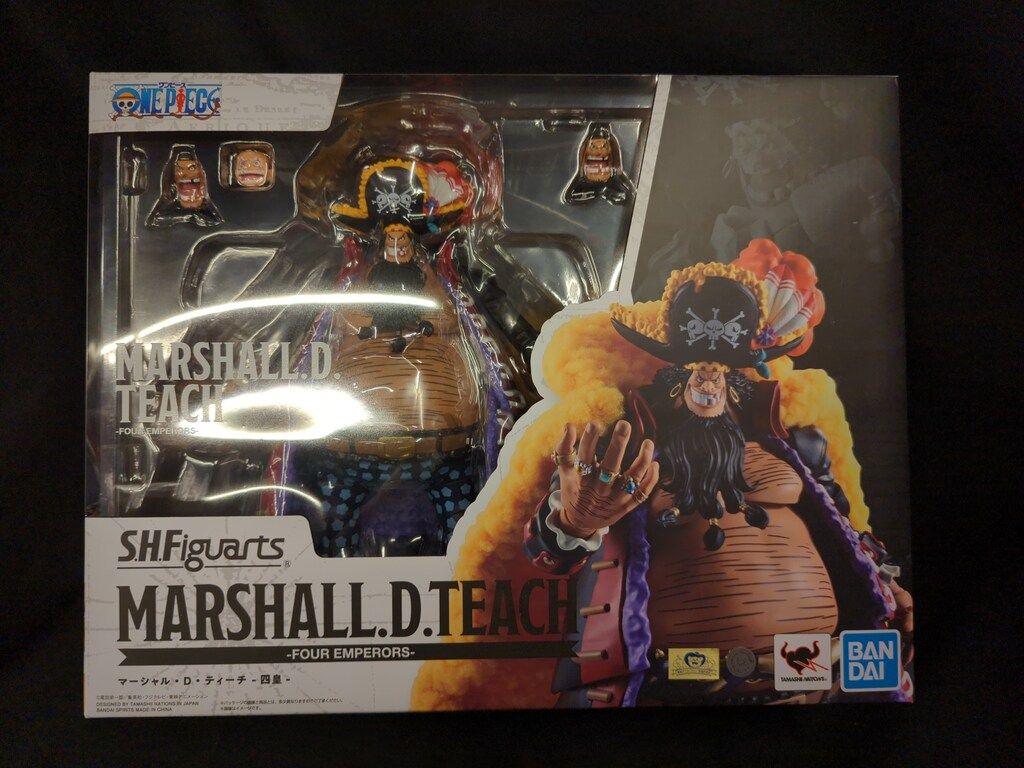 BANDAI - Ｓ．Ｈ．Ｆｉｇｕａｒｔｓ　マーシャル・Ｄ・ティーチ　−四皇− Amazon.co.jp: TAMASHII NATIONS S.H.フィギュアーツ ONE PIECE