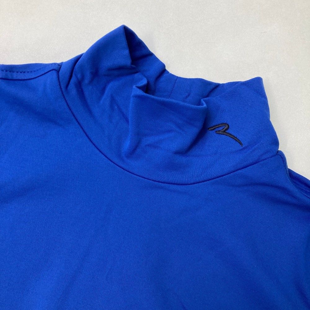 サイズ：46 CHERVO シェルボ  長袖ハイネックTシャツ  ブルー系 [240101449077] ゴルフウェア メンズ ストスト サイズ：46 CHERVO シェルボ 長袖ハイネックTシャツ ブルー系