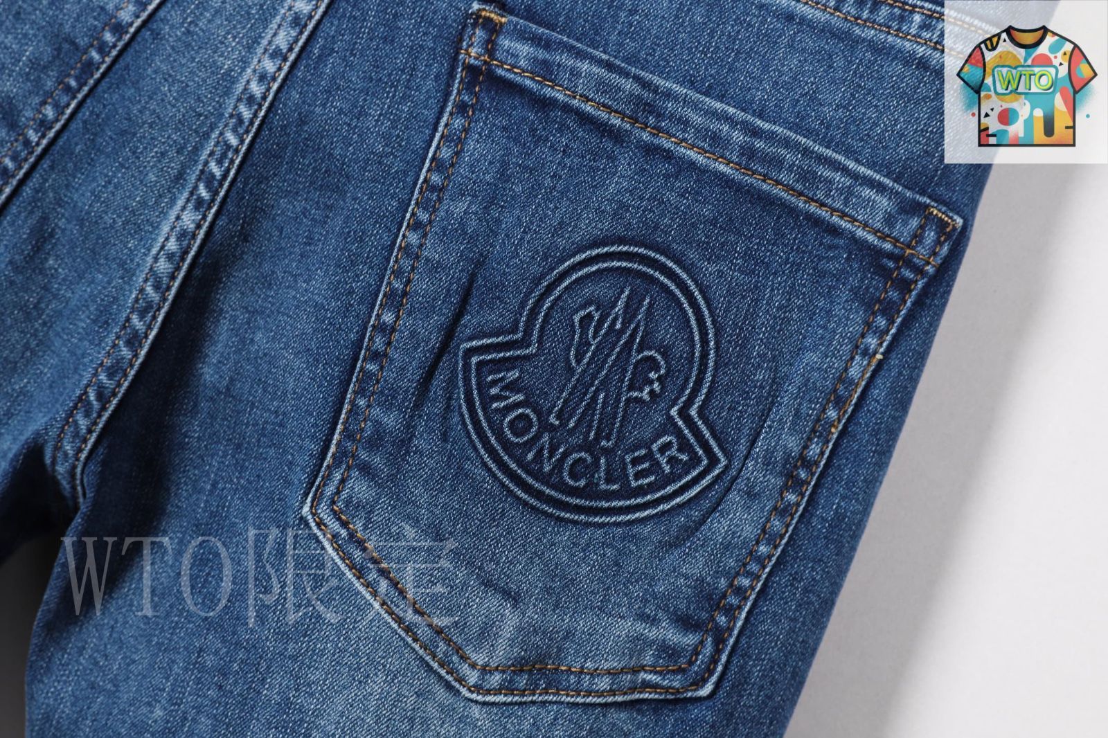 MONCLER 2025春夏 デニム素材 ロゴパッチ付きジャケット TENCIN Moncler Tencin ジャケット | ブルー | FARFETCH JP