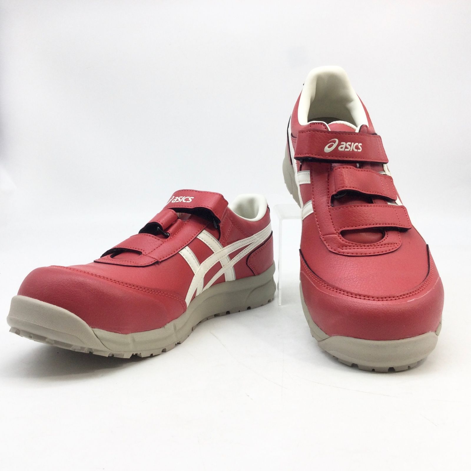 asics 赤 安全靴 ベルクロ 限定色　アシックス　ウィンジョブ 作業靴 ASICS アシックス 安全靴 ウィンジョブ CP120 メッシュ ベルト
