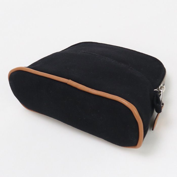 HERMES エルメス ボリードポーチ ミニミニ ポーチ コットンキャンバス