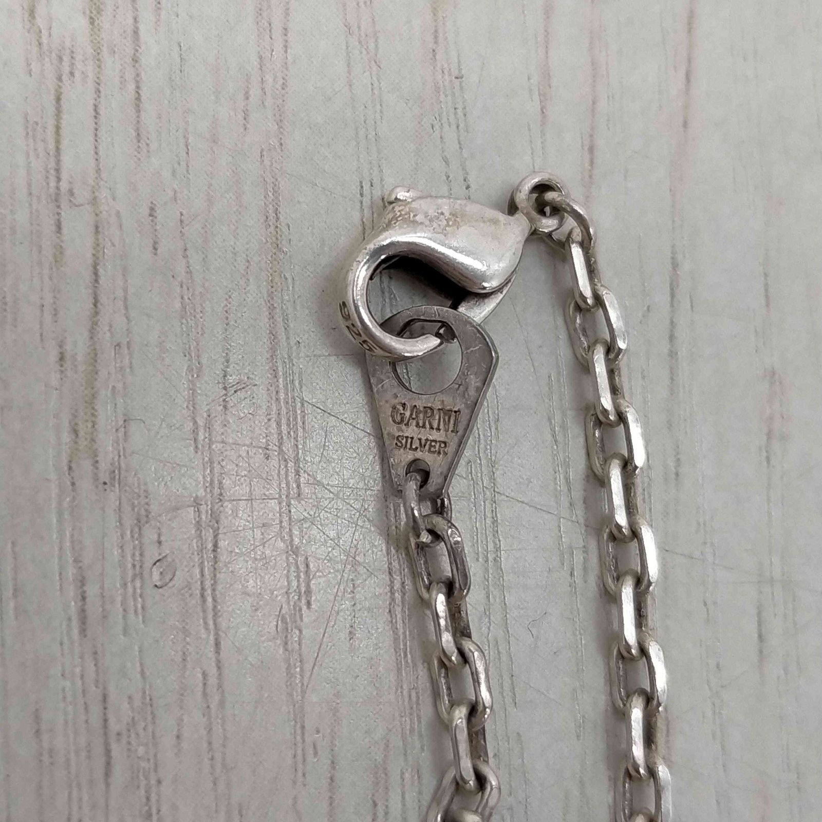 ガルニ GARNI 初期 オリジナルウィルクロス ネックレス メンズ 表記無