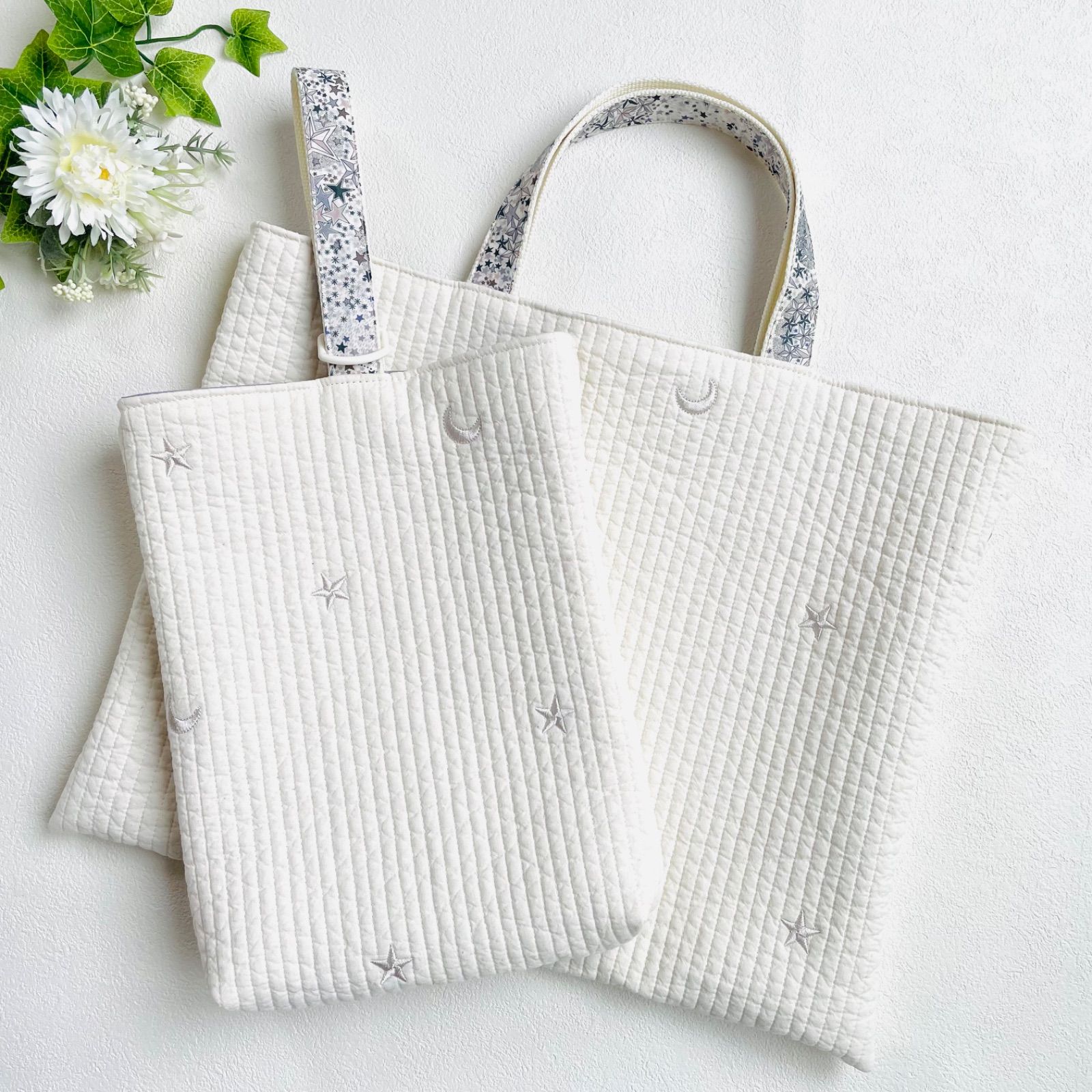 生成りヌビ生地/刺繍レッスンバック 【公式通販】