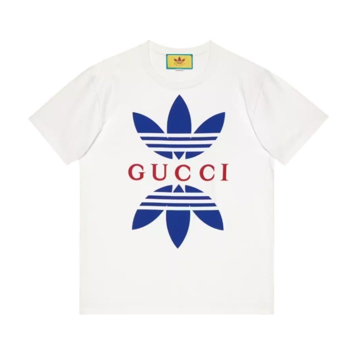 新品未使用【GUCCI×adidas】コットンジャージー Tシャツ ホワイトS