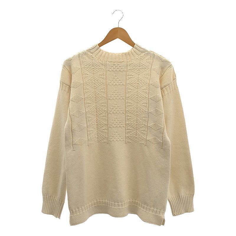 新品 L マルジェラ 22aw デストロイ 加工ニット キャメル 7302 L 新品 メゾンマルジェラ ダメージ 加工 ニット セーター デストロイ