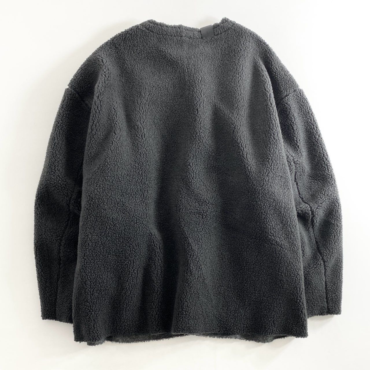 68g26 N.HOOLYWOOD エヌハリウッド ノーカラー リバーシブルコート