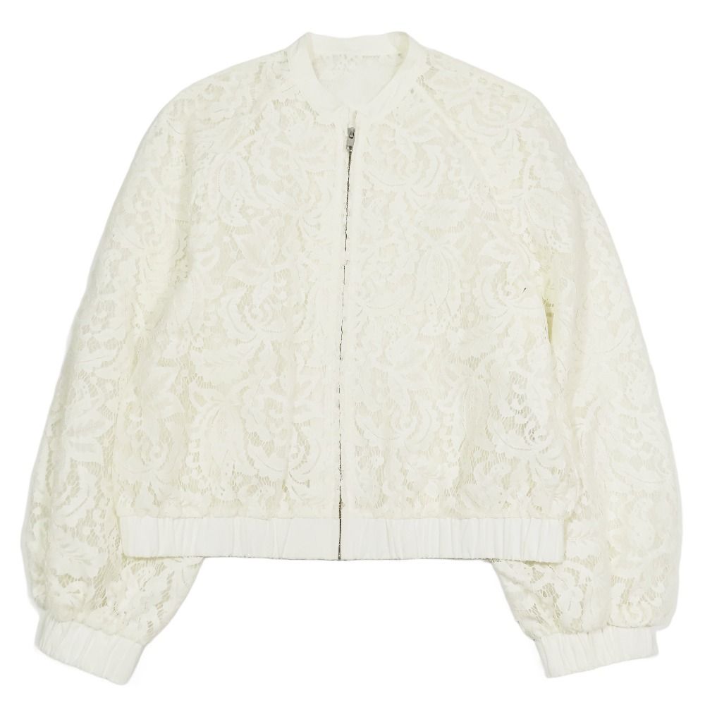 レディース 美品 sov. DOUBLE STANDARD CLOTHING リーフレース シアー 