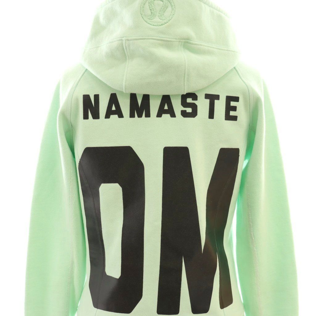 ルルレモン サイズ4 トップス ルルレモン 黒のクロップド長袖トップス