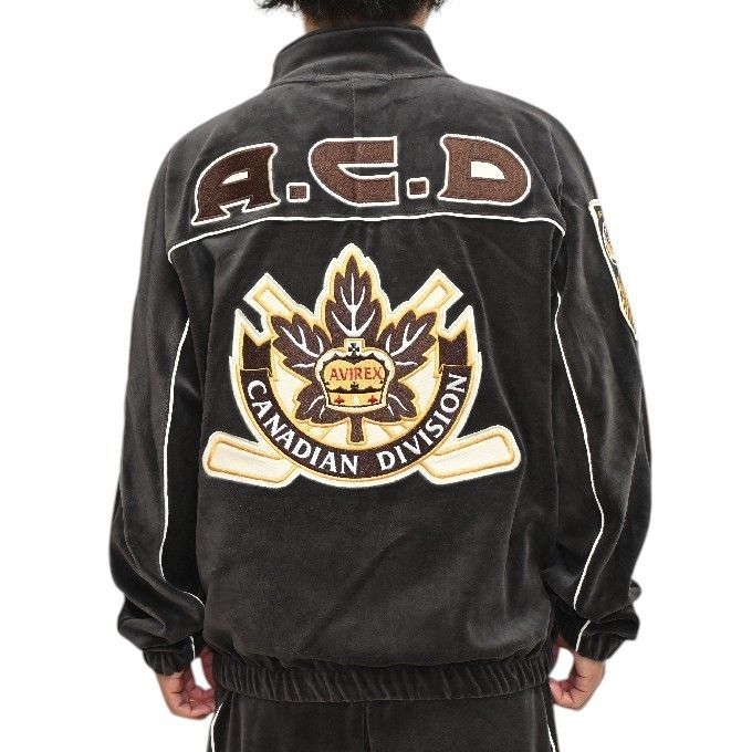 AVIREX アヴィレックス 783-5230024 ベロア ラグランスリーブ スタンド