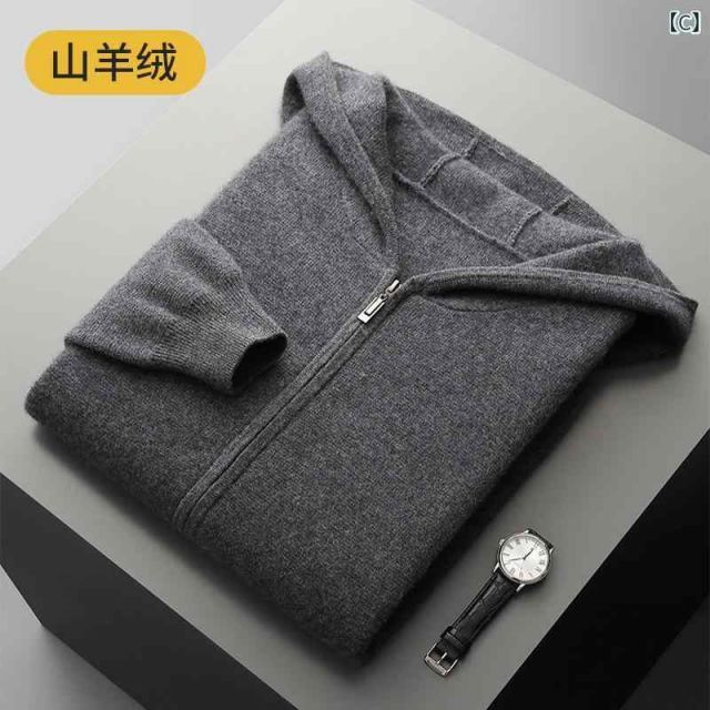 ニット フード付き