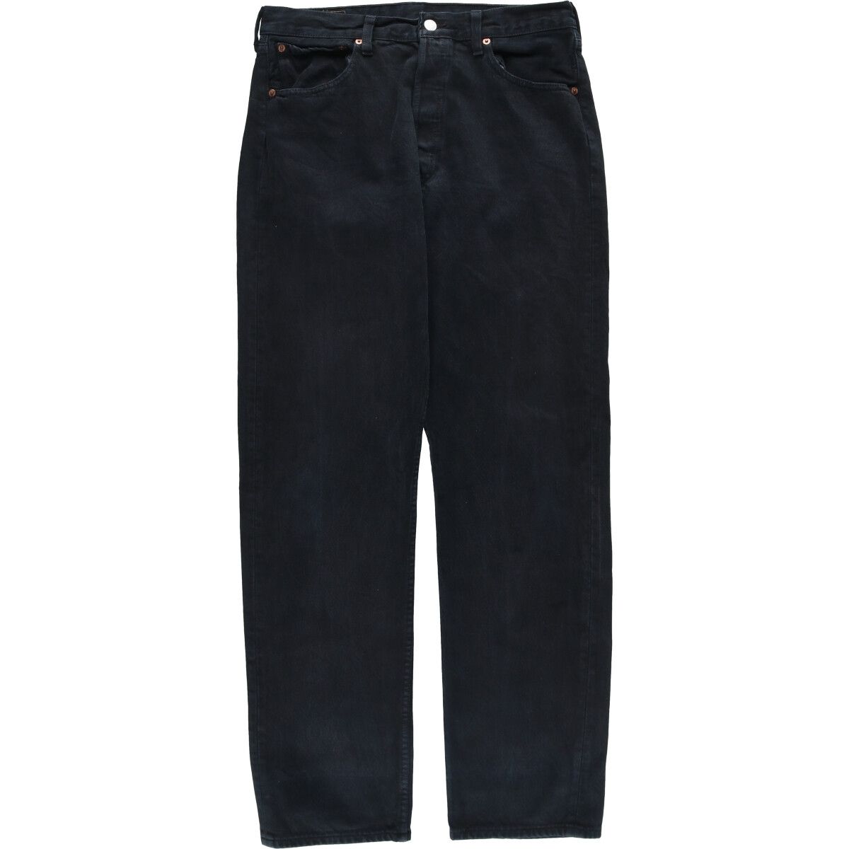 古着 リーバイス Levi's 00501-0165 ブラックデニム ストレートデニムパンツ メンズw33相当/eaa511463