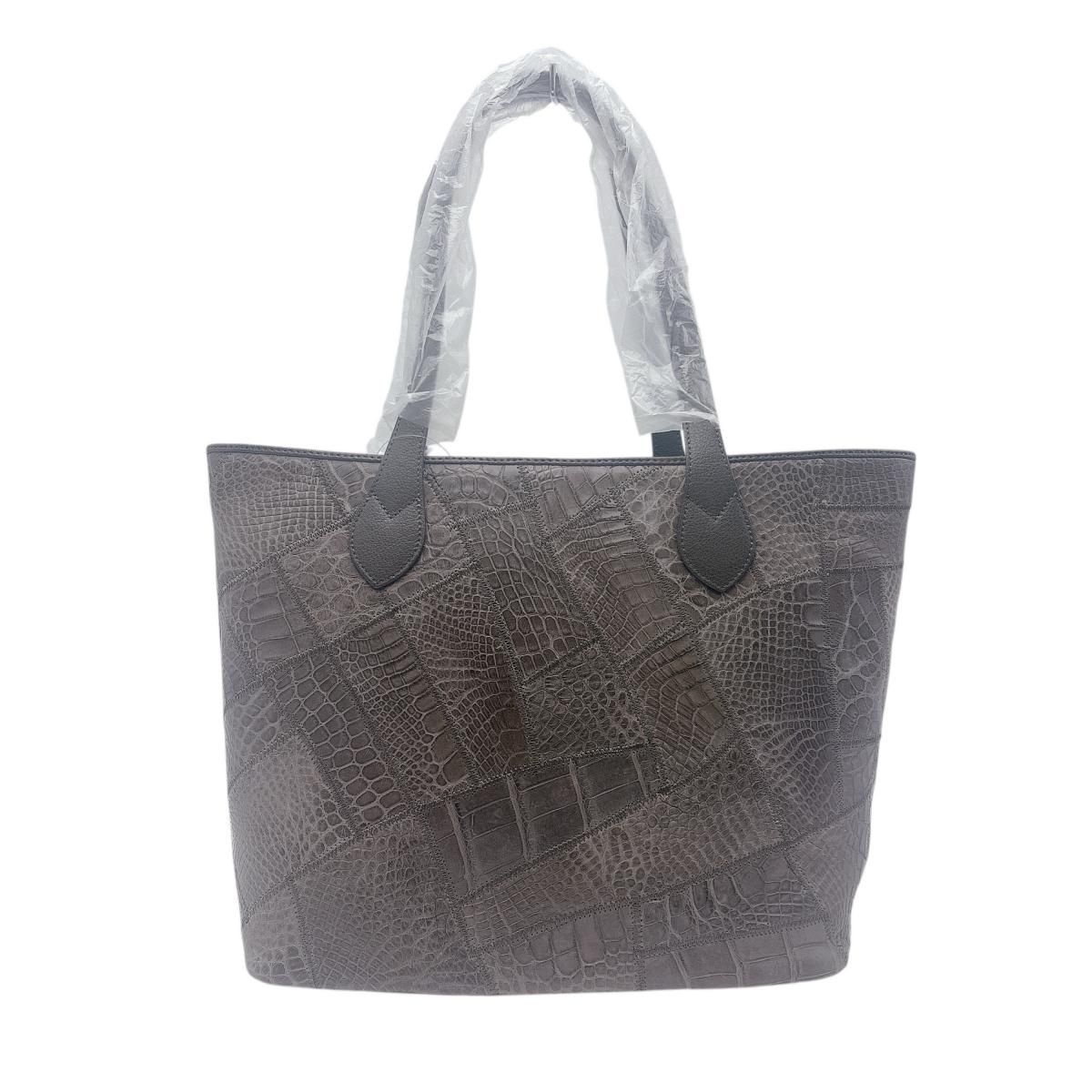 クロコダイル LB-7001 トートバッグ グレー CROCODILE 軽量 パッチワーク