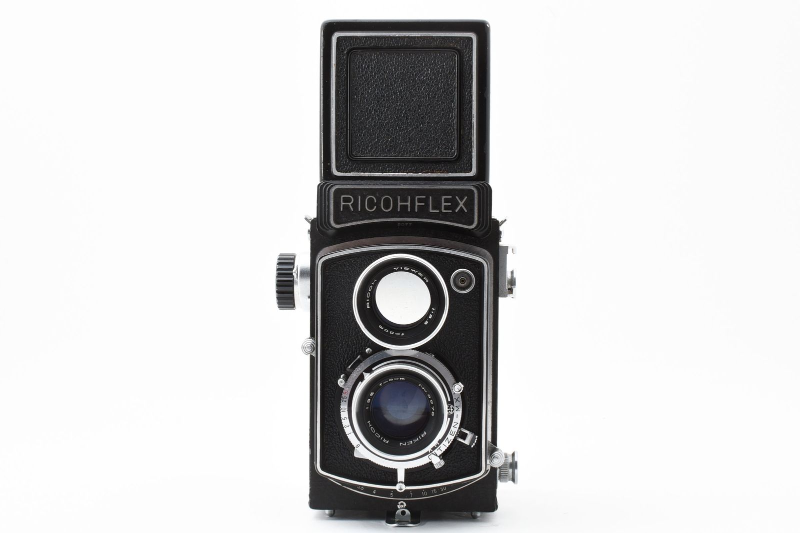 超希少 Ricohflex Dia 二眼レフカメラ 完全動作品 本箱 #7826
