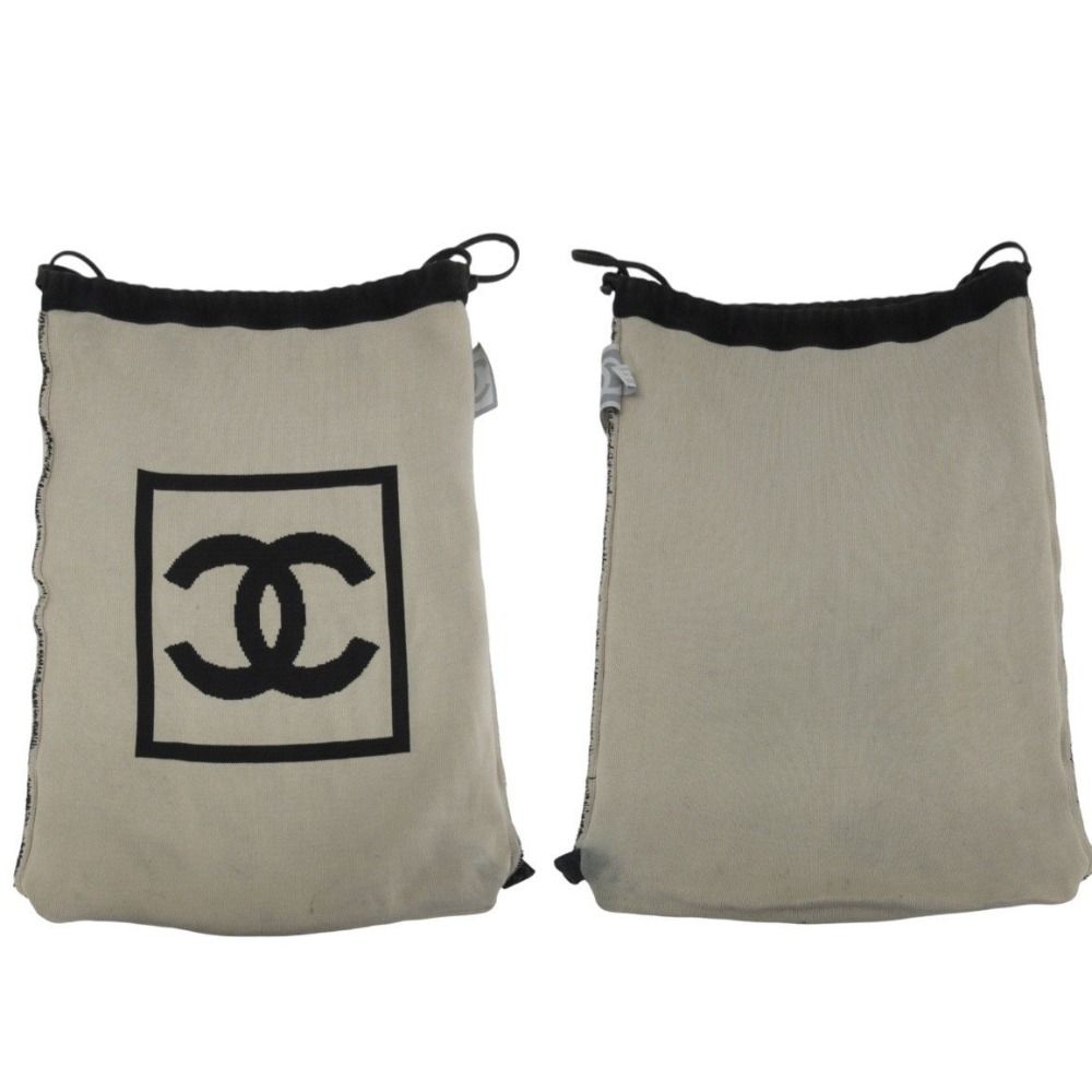 CHANEL シャネル スポーツ コットン ドロスト ナップサック リュック