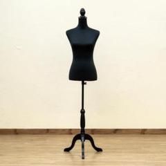 【人気商品】トルソー　まねきん　ブラック　ピン打ちOK！ 洋裁用トルソー　フリマ　ネットショップ出品にも