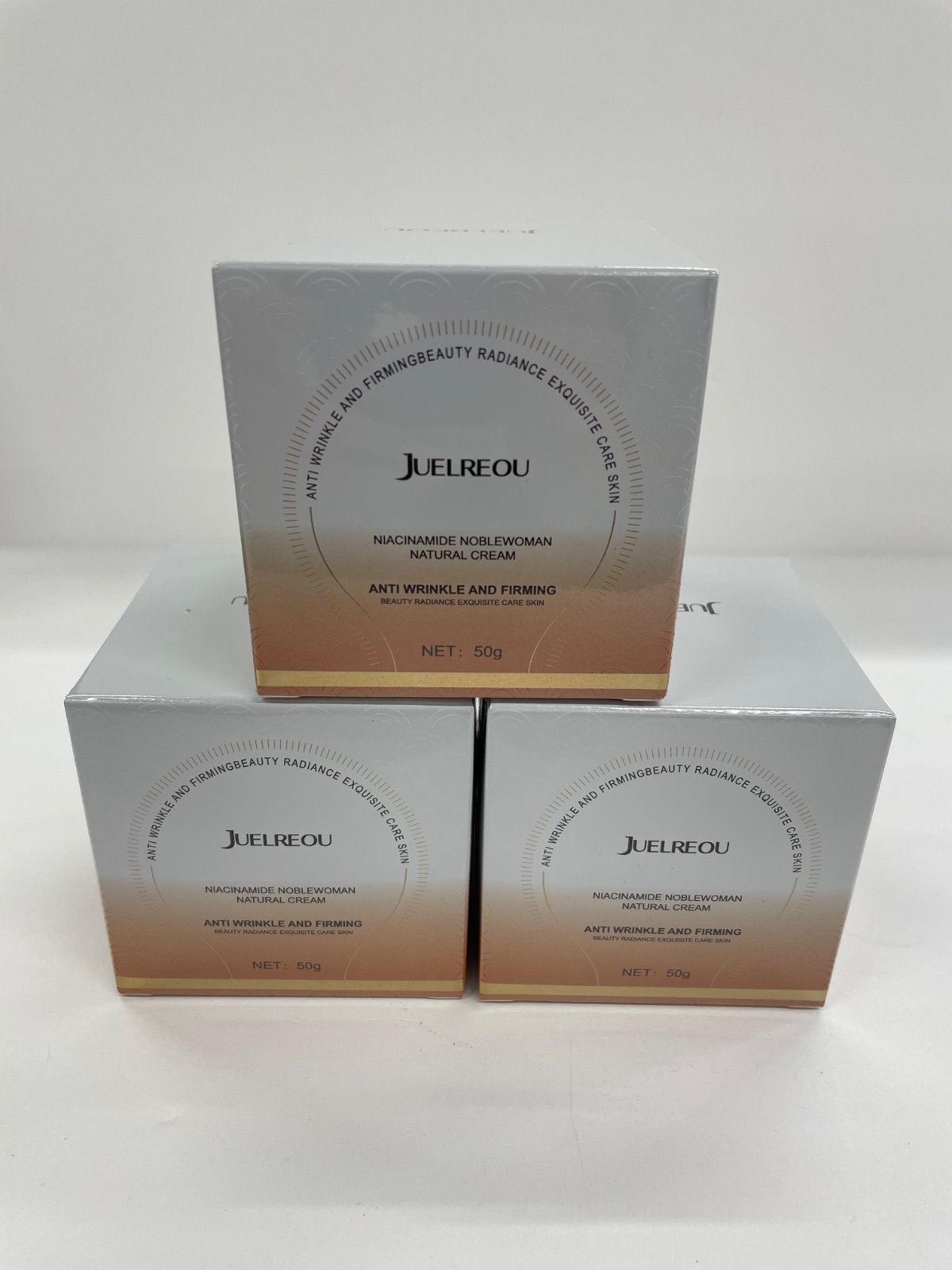 J355 JUELREOU NIACINAMIDE NOBLEWOMAN NATURAL CREAM ナイアシンアミド ナチュラル クリーム 50g 計3点セット 使用期限 20280419