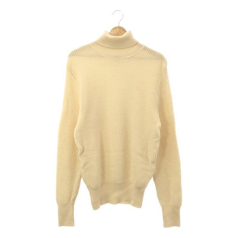 VINTAGE / ヴィンテージ古着 | 90s CANADIAN ARMY カナダ軍 NIAGARA KNIT SWEATER ウール サブマリン タートルネックニット | S | オフホワイト | メンズ
