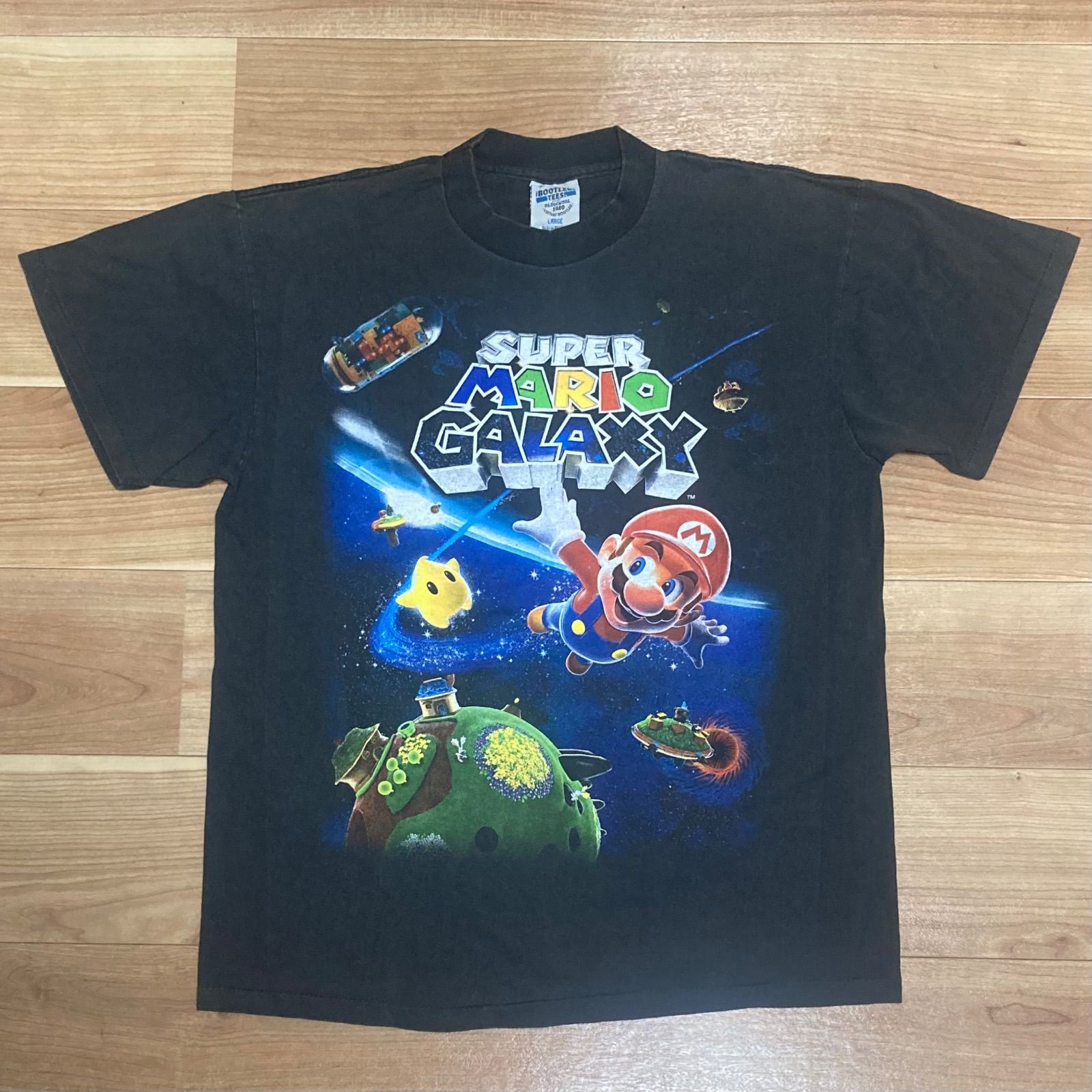 ヴィンテージ スーパーマリオ ギャラクシー プリントTシャツ 任天堂 キャラT 00s SUPER MARIO GALAXY print T-shirt | 古着屋 grin days