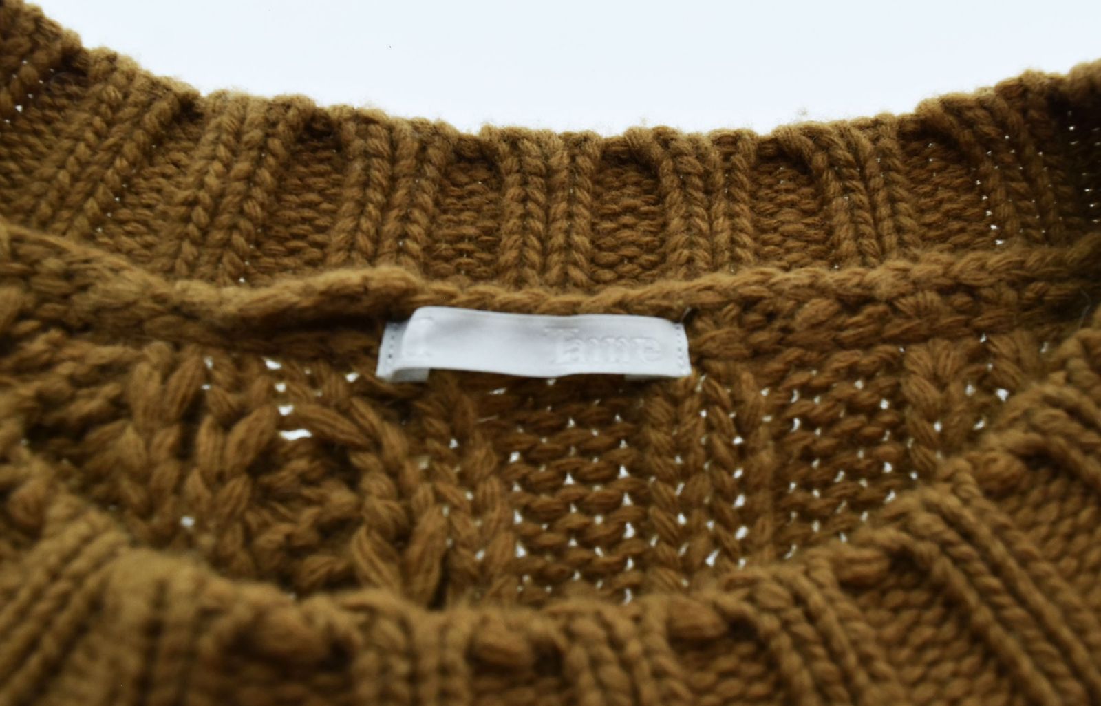 タム Tamme ∠13 CARBLE KNIT PO 22 AW ケーブル ニット 22A0062 Ⅱ 