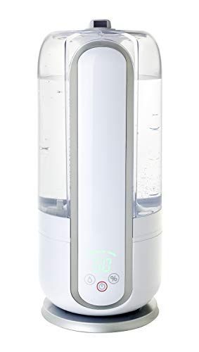 山善 超音波式加湿器 木造約5畳|プレハブ約8畳 タンク容量2.5L 上部給水 湿度センサー搭載 ホワイト MZ-K25 W