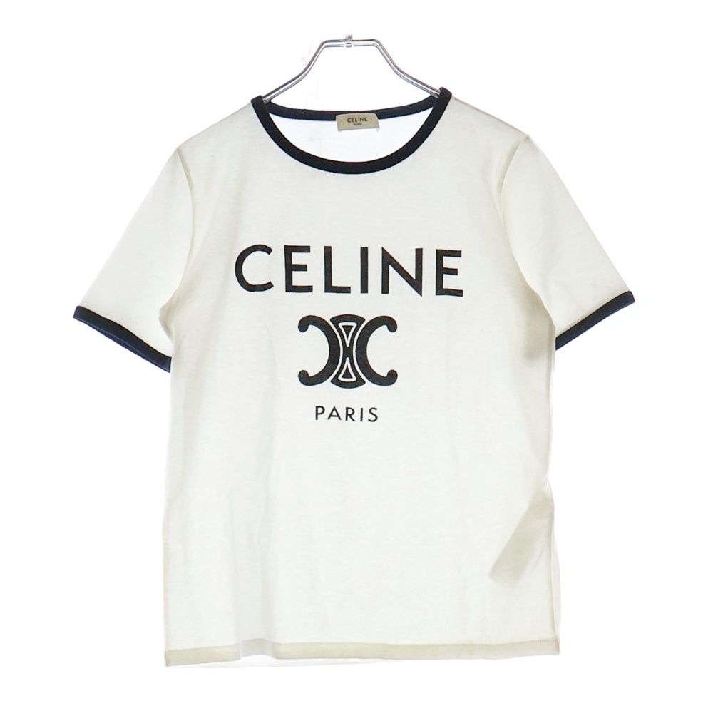 CELINE (セリーヌ) トリオンフ エディ期 コットン Tシャツ XS
