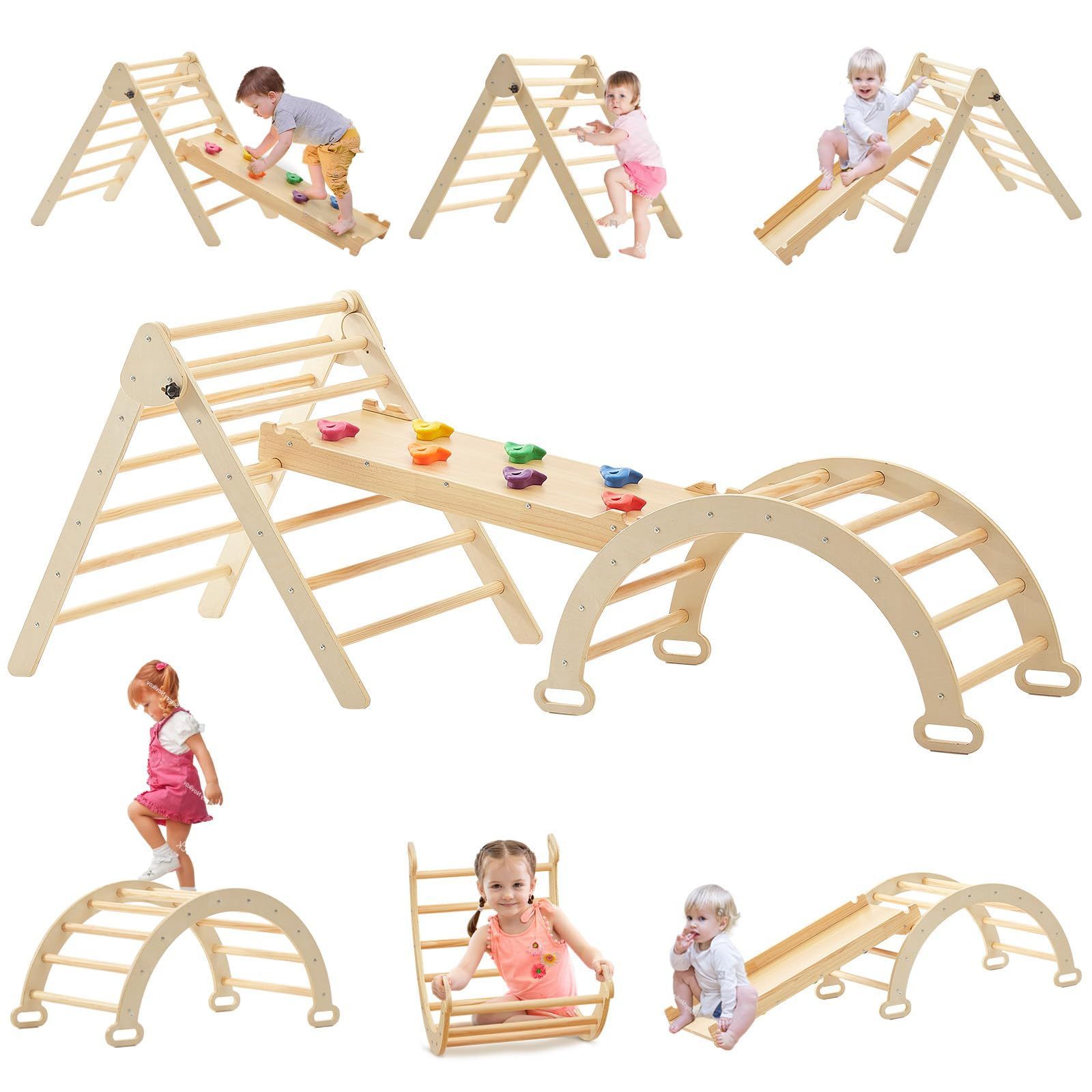 ピクラートライアングルジャングルジムPikler triangle 120cm