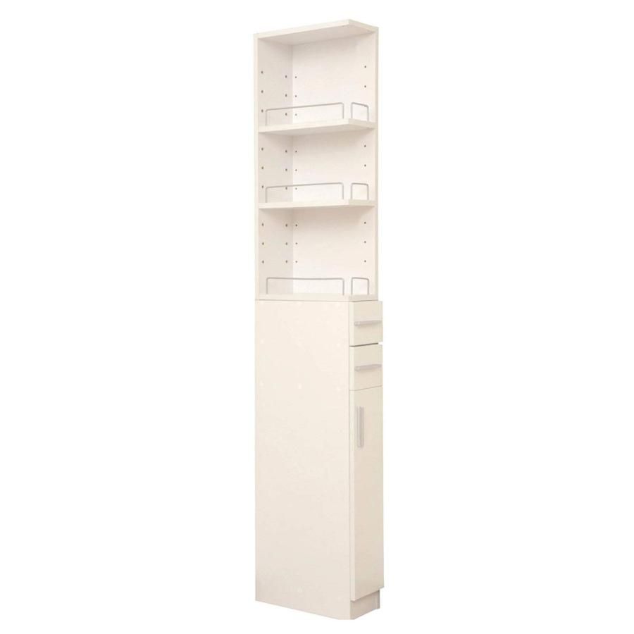 山善 YAMAZEN すき間収納ラック 幅15 ホワイト SSR-1815 WH