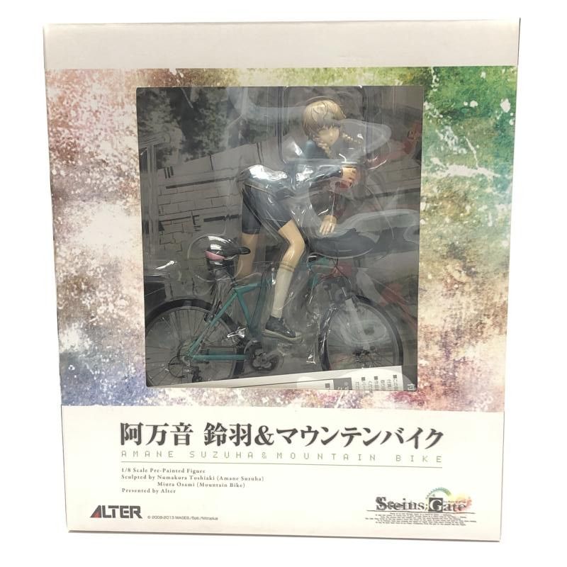 【中古】開封)アルター 阿万音鈴羽 & マウンテンバイク 1/8[18][240018376295] 中古】開封)アルター 阿万音鈴羽 & マウンテンバイク 1/8[18
