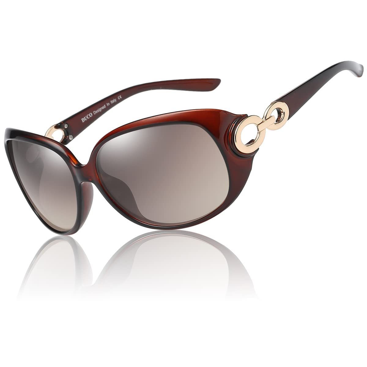 人気商品　偏光レンズ レディース sunglasses women 紫外線 サングラス UV400カット 運転用 おしゃれ [DUCO] 小顔 メガネケース付 1220