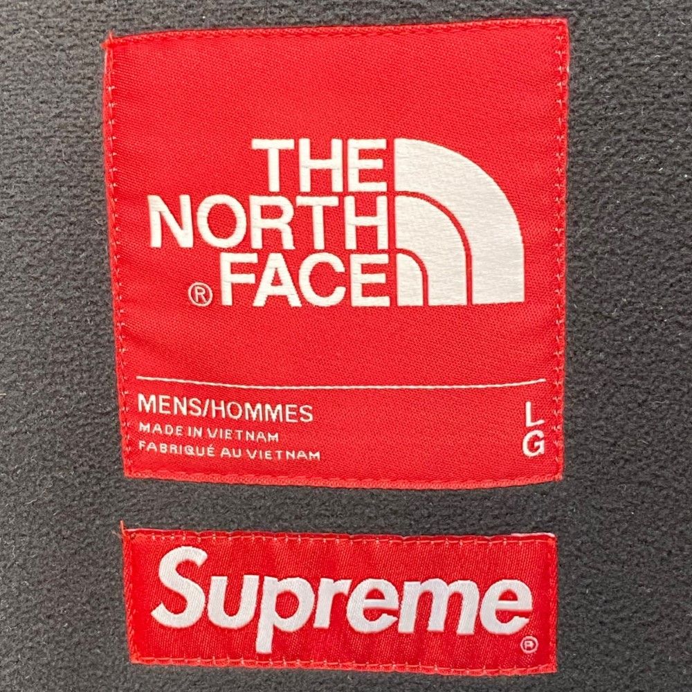 SUPREME × THE NORTH FACE 20AW S Logo Hooded Fleece Jacket フリースジャケット Lサイズ