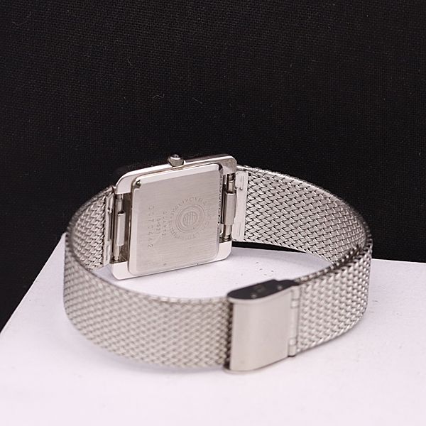 稼働 良品 シーマ QZ 16-321 ネイビースター スクエア 黒文字盤  