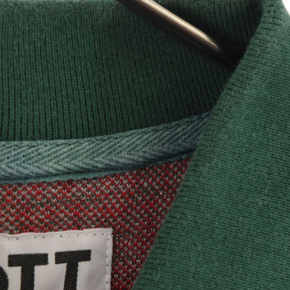 BoTT (ボット) 21AW Door Jacquard L/S Polo 長袖ポロシャツ グリーン