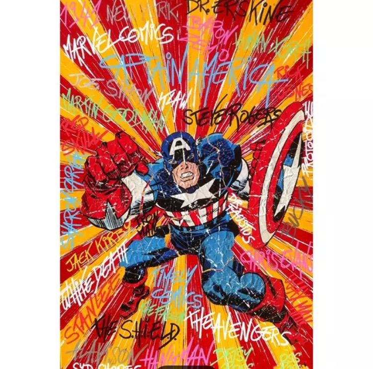A3】アベンジャーズ アメコミ ポスター marvel キャプテン