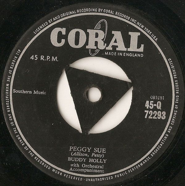 英7” Buddy Holly Peggy Sue 45Q72293 Coral /00080 - メルカリ