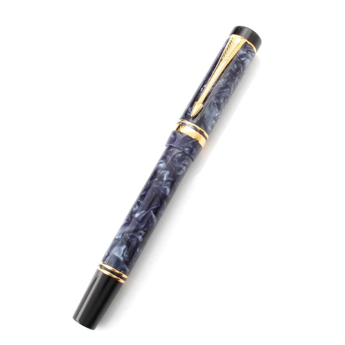 パーカー DUOFOLD デュオフォールド ペン先K18 万年筆 750 マーブル