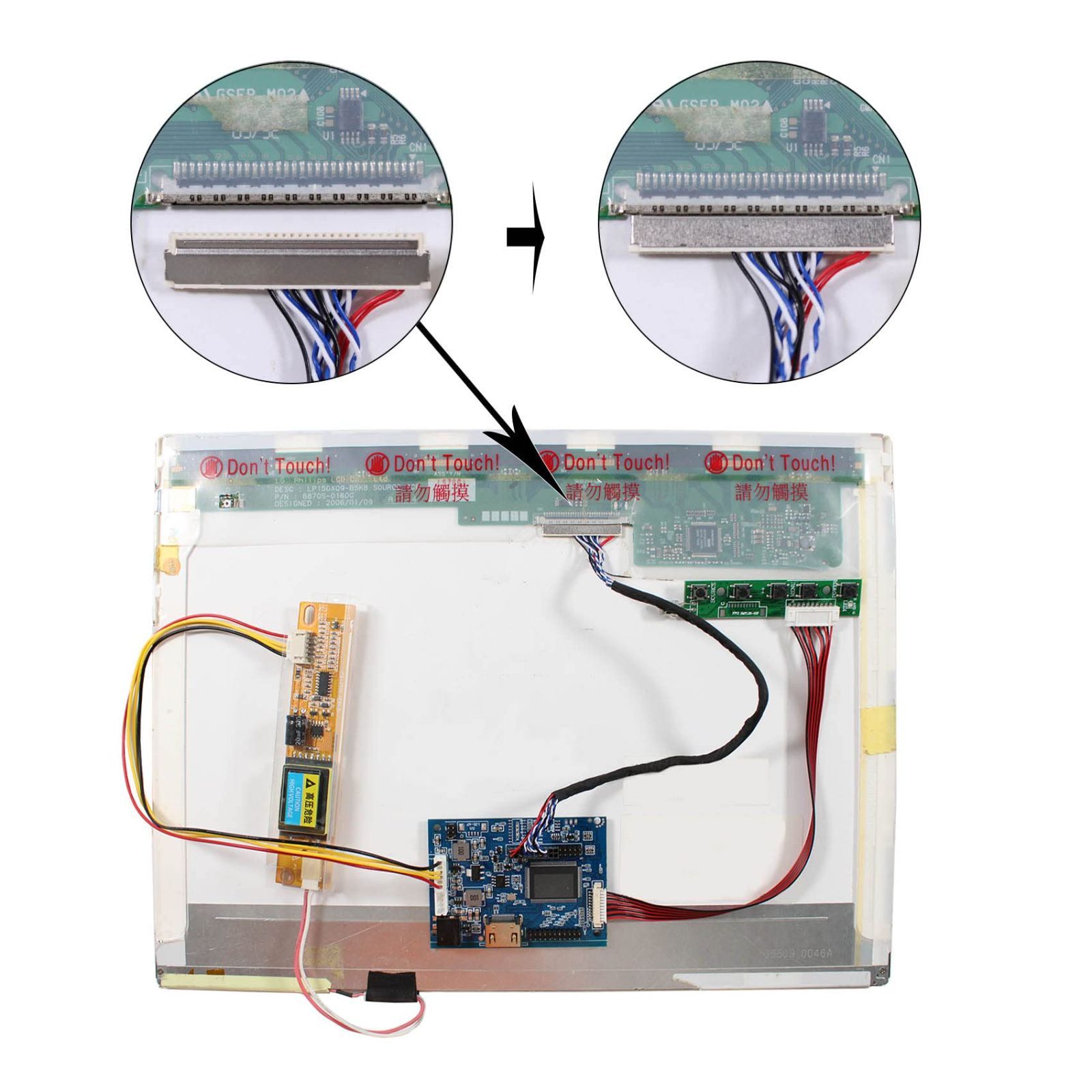 ZITAY タッチコントロールカメラケーブル 5ピンから9ピン SMALLHD