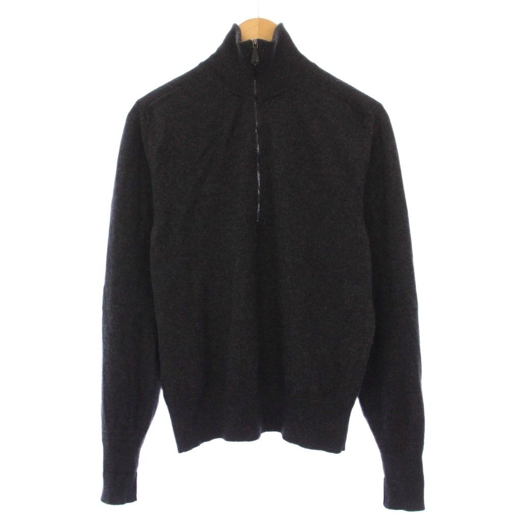 トムフォード TOM FORD ニット セーター ハーフジップ ハイネック 無地 
