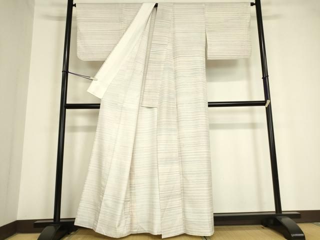 平和屋着物▽薩摩結城 単衣