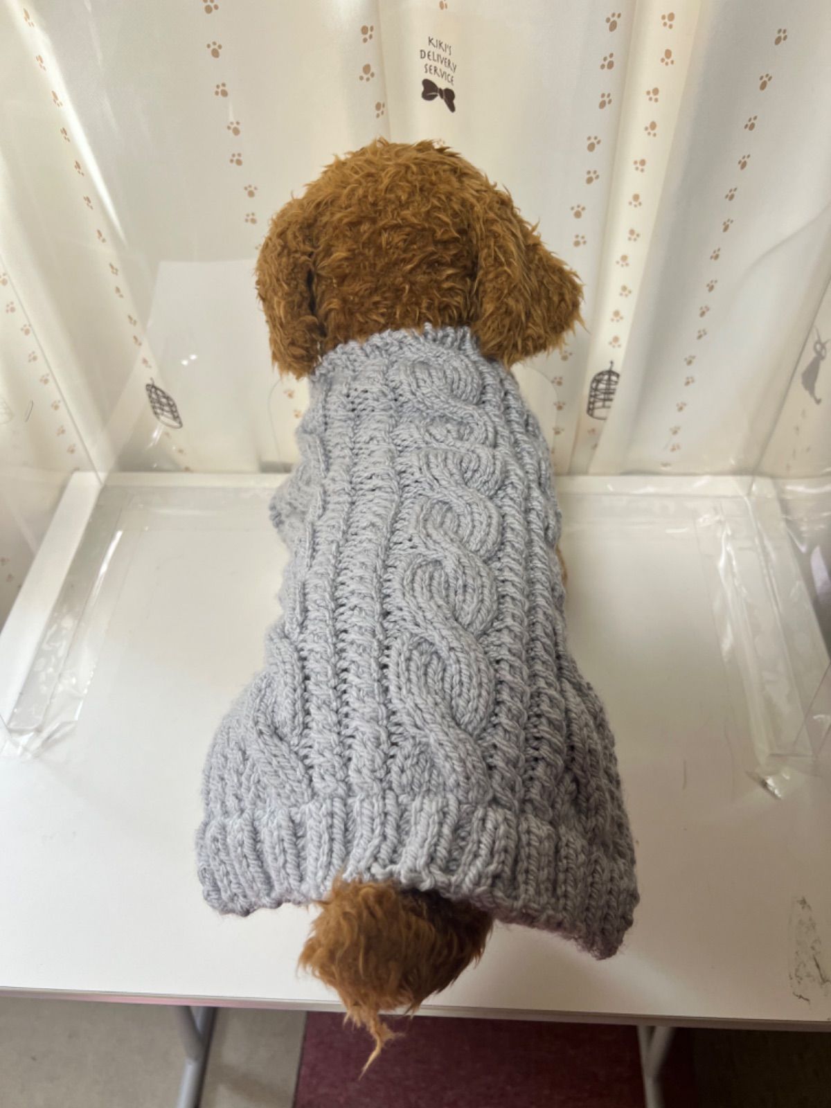 犬服セーター 手編み - 犬用品