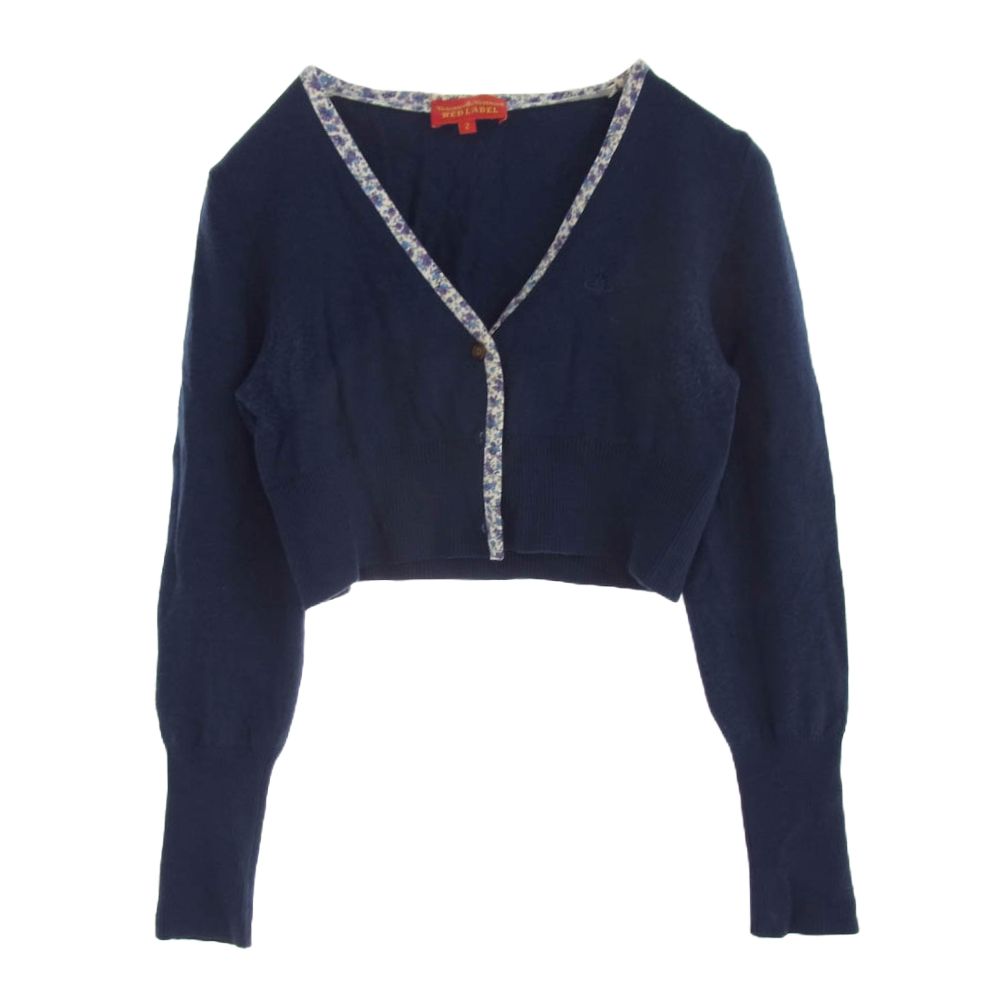 ヴィヴィアンウエストウッド　レッドレーベル　ネイビーカーディガン Vivienne Westwood RED LABEL カーディガン ネイビー