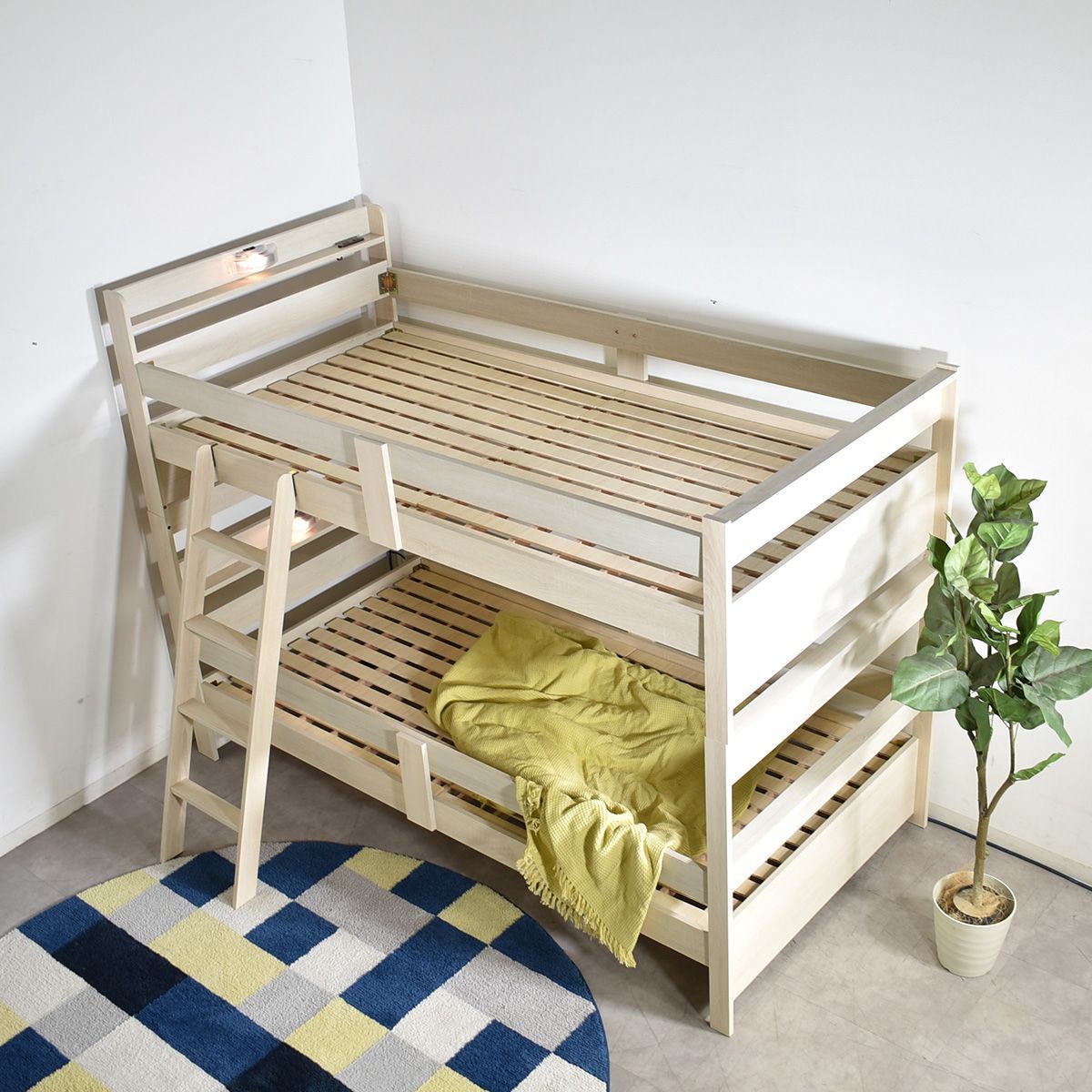 二段ベッド 分割 シングル 2段ベッド ロータイプ コンセント付き ライト付き 頑丈 すのこ シングルベット 耐震 分割 二段ベット 子供 大人 コンパクト NEXPOTALLINN_EU